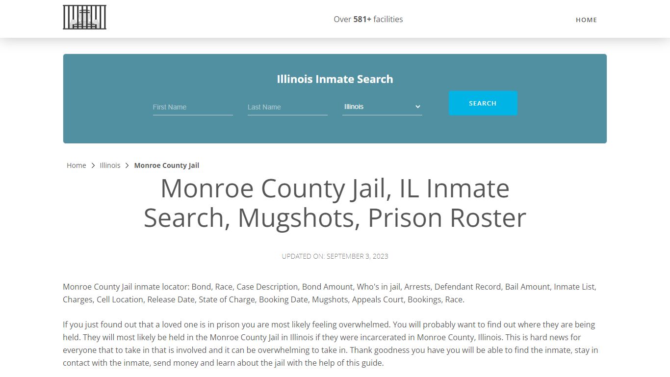Monroe County Jail, IL Inmate Search, Mugshots, Prison Roster